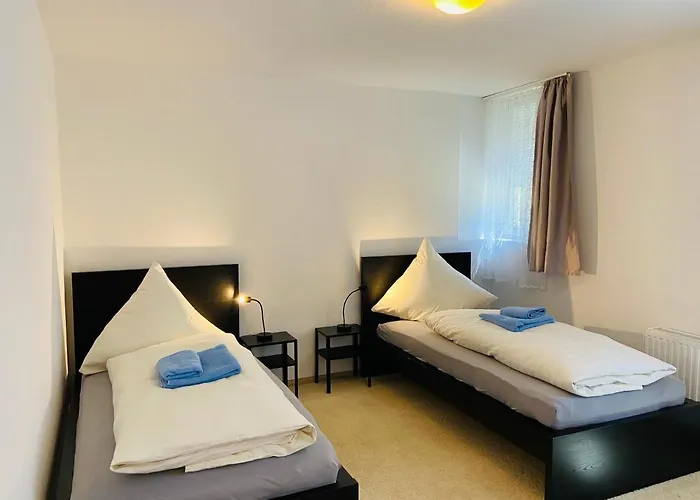 Quartier48 - 2 Stadtapartments Oder Ganze Haus Bis 9 Personen Lejlighed Suhl